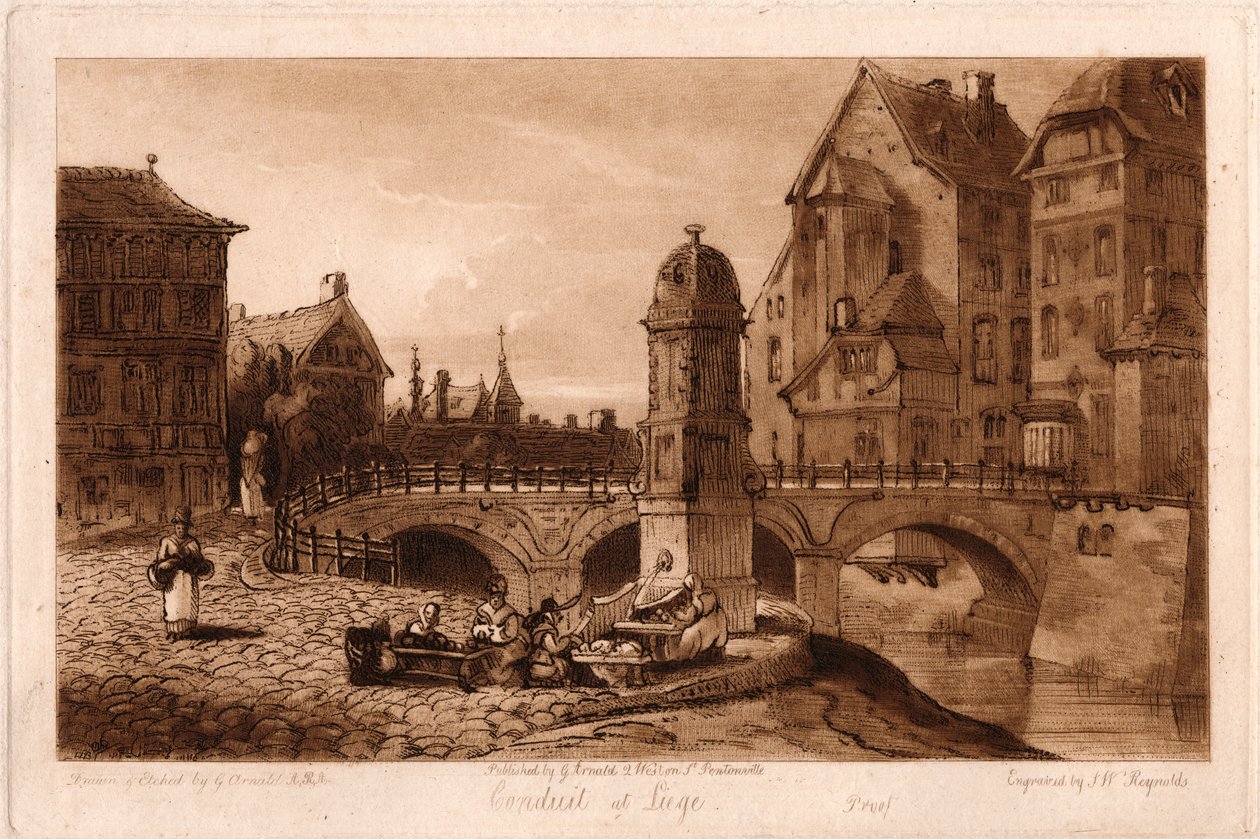 Wasserleitung in Lüttich von Samuel William Reynolds