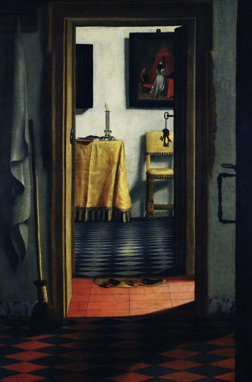 Die Pantoffeln, spätes 17. Jahrhundert von Samuel van Hoogstraten