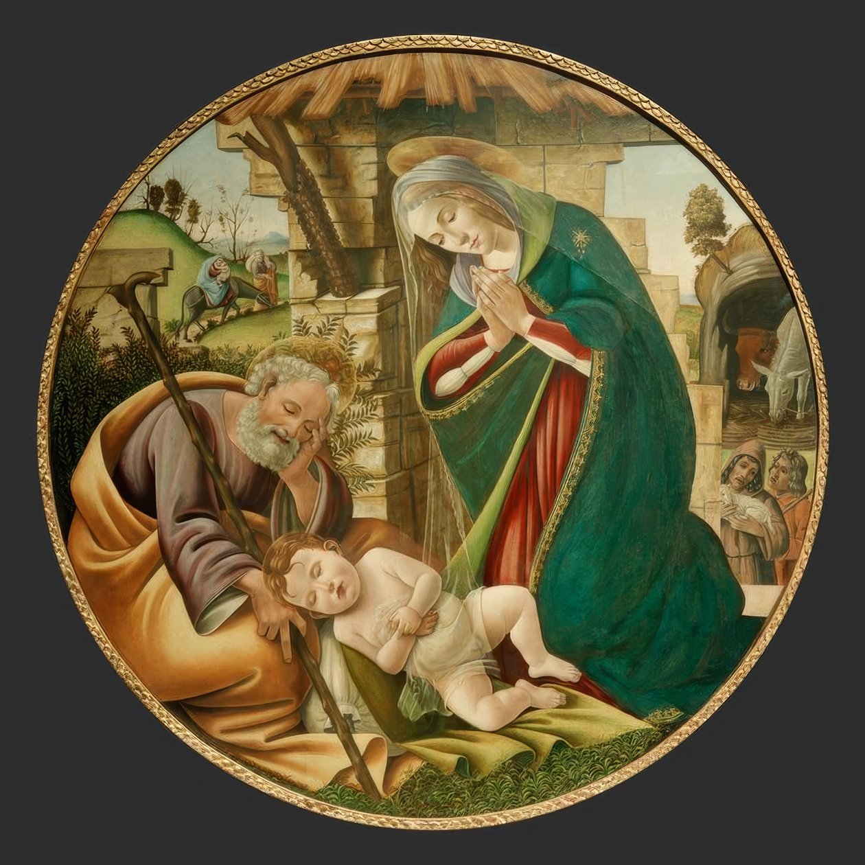 Anbetung des Kindes von Sandro Botticelli