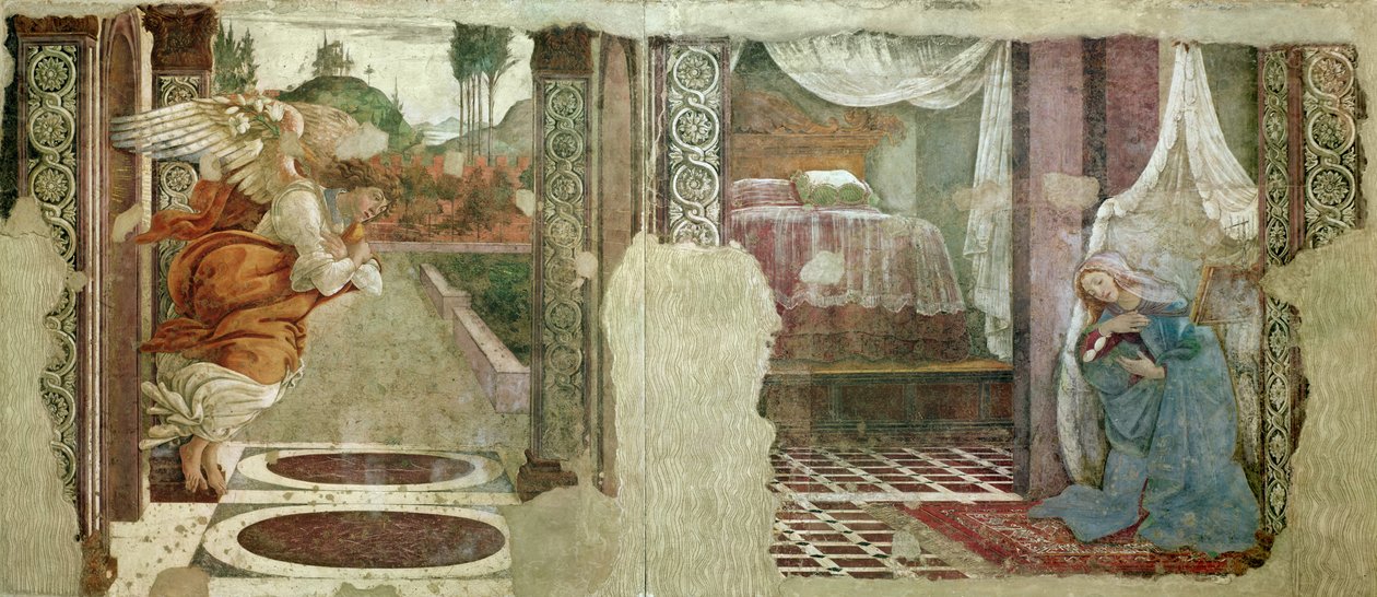 Verkündigung von San Martino della Scala von Sandro Botticelli