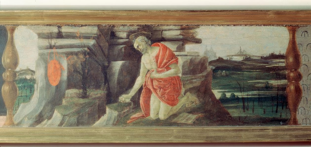 Der Heilige Hieronymus als Büßer von Sandro Botticelli