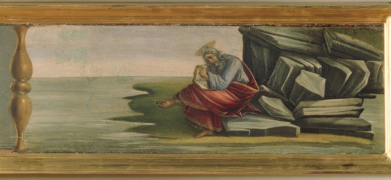 Johannes auf Patmos von Sandro Botticelli