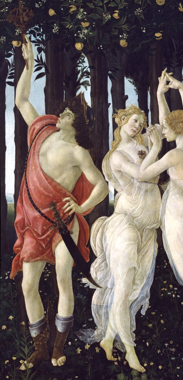Primavera, ca. 1478 (Detail) von Sandro Botticelli