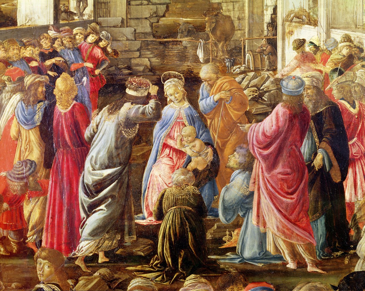 Die Anbetung der Könige, ca. 1470-75 von Sandro Botticelli