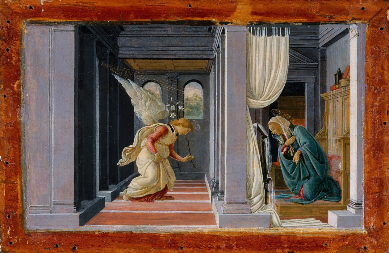 Die Verkündigung von Sandro Botticelli