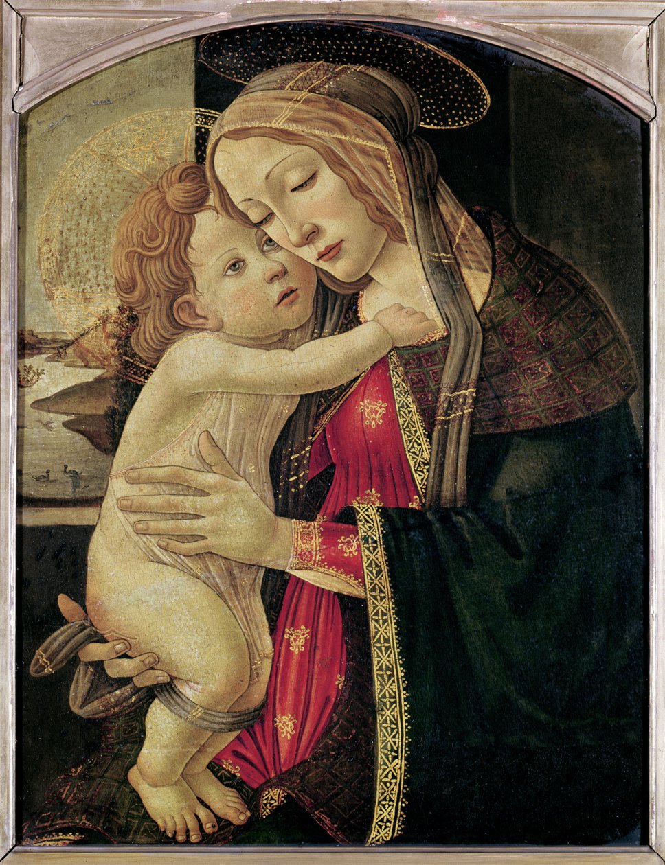 Die Jungfrau und das Kind, ca. 1500 von Sandro Botticelli