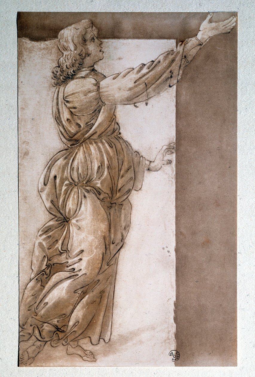 Engel (Zeichnung) von Sandro Botticelli