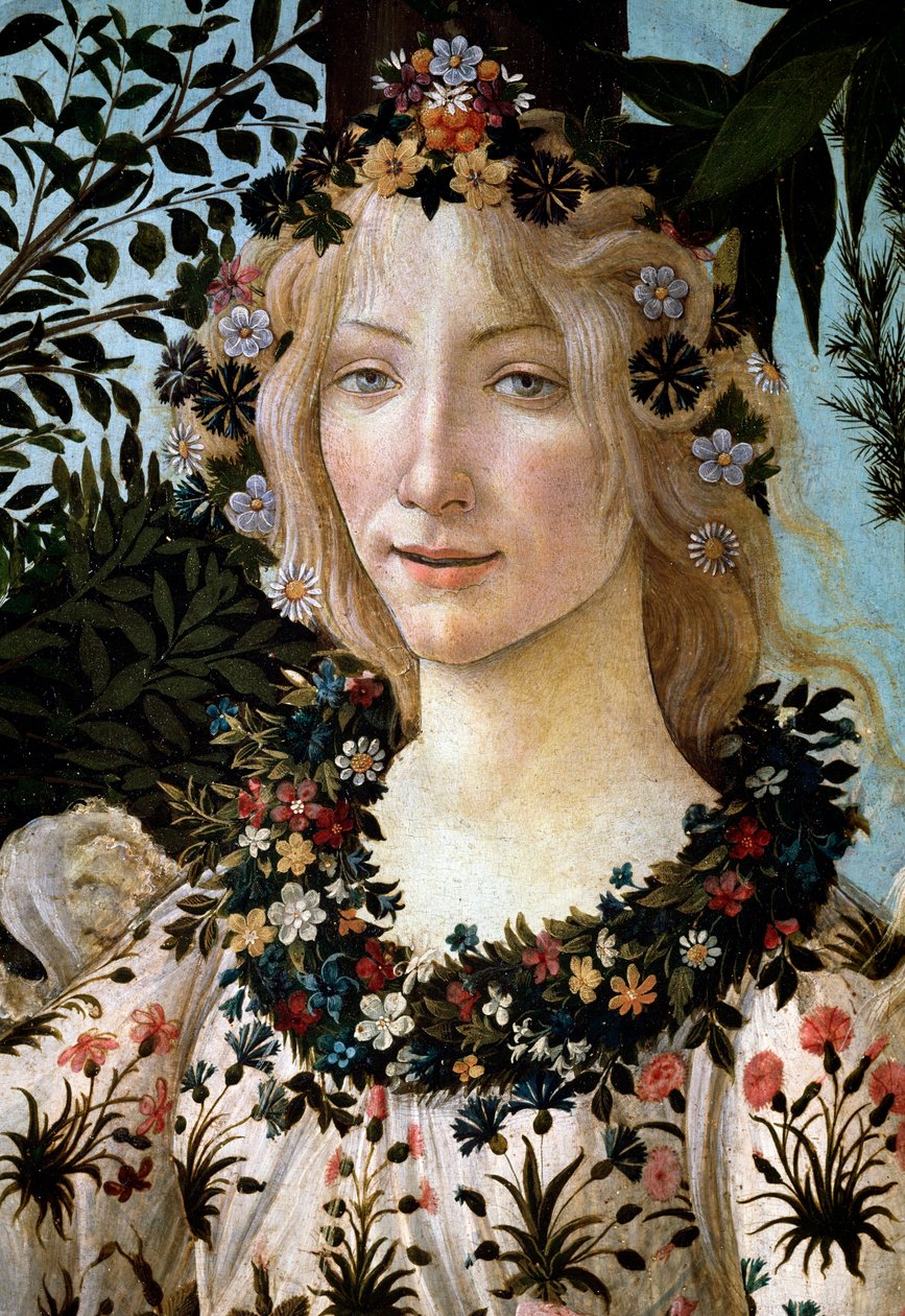 Der Frühling (Detail) von Sandro Botticelli