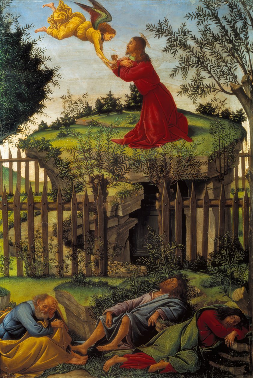 Christus am Ölberg von Sandro Botticelli