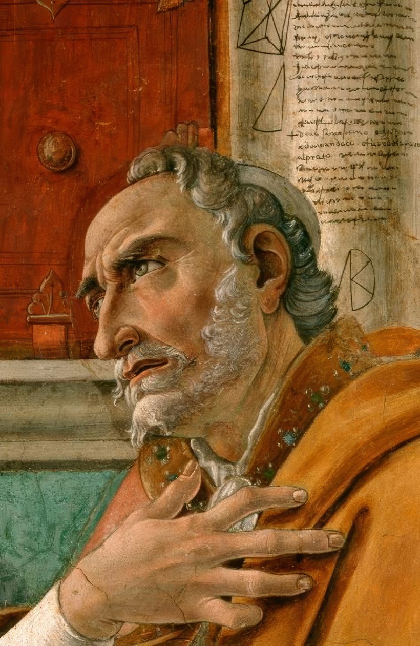 Der Heilige Augustinus von Sandro Botticelli