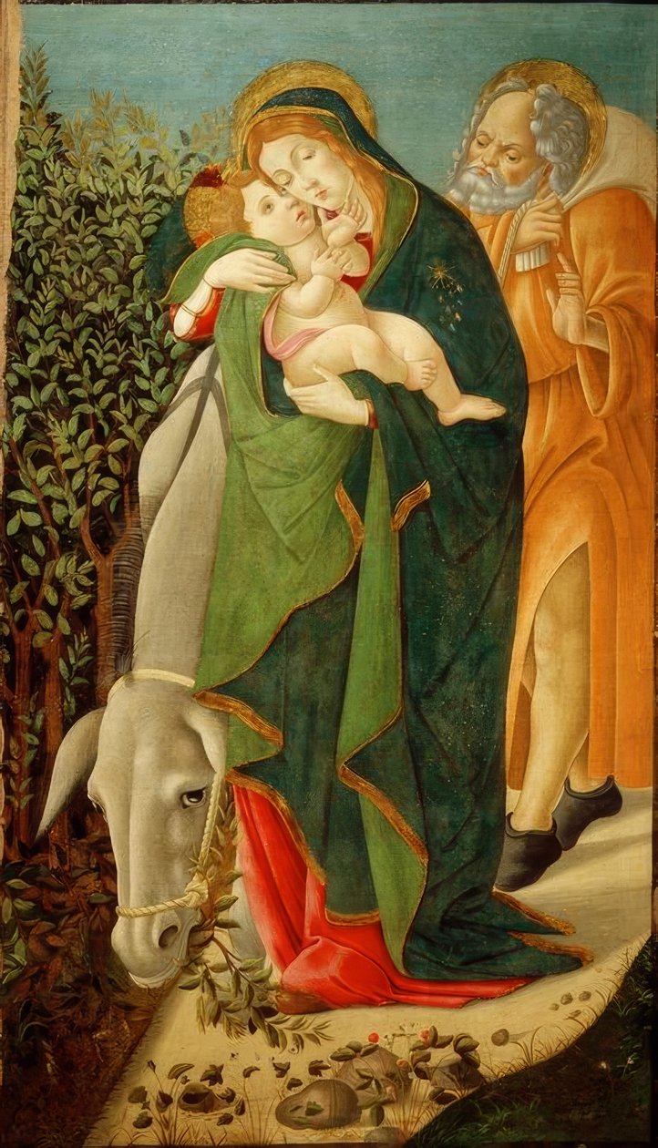 Flucht nach Ägypten von Sandro Botticelli