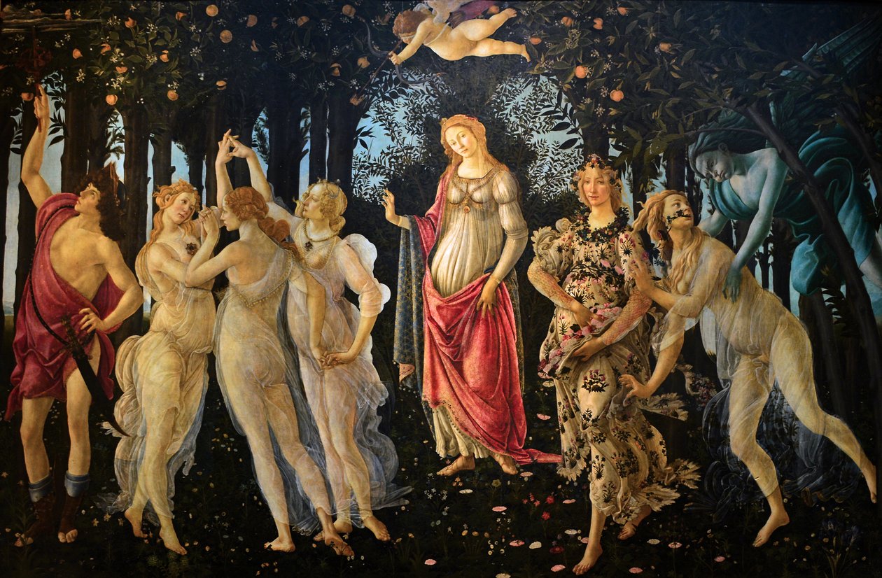 Der Frühling von Sandro Botticelli