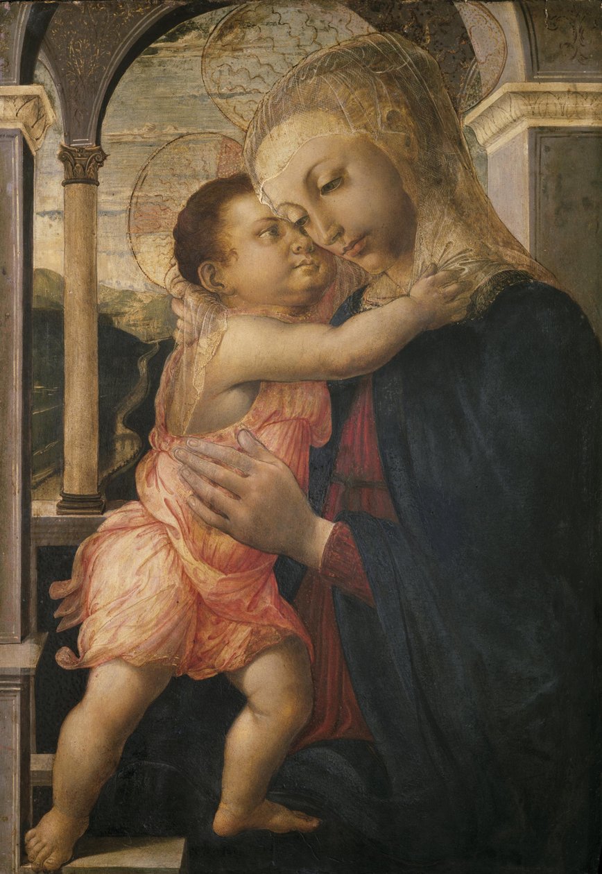 Madonna mit Kind, ca. 1466-1467 von Sandro Botticelli