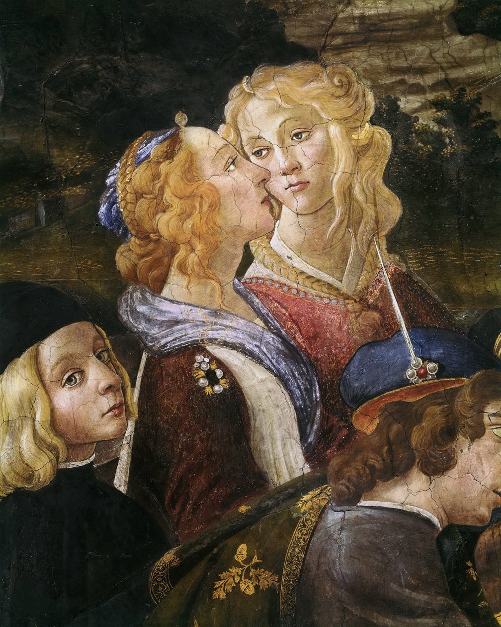 Die Versuchung Christi (Detail), 1481-1482 von Sandro Botticelli