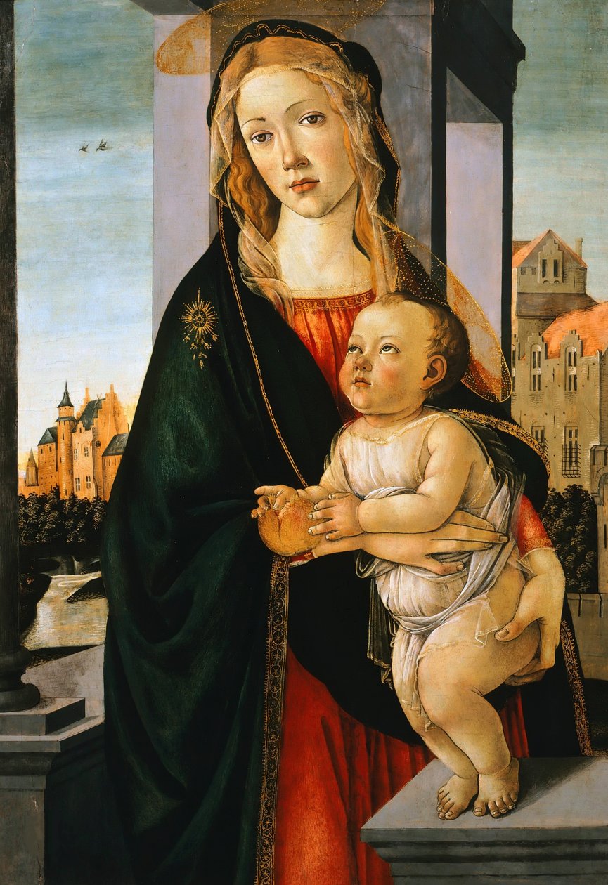 Die Jungfrau und das Kind, ca. 1480 von Sandro Botticelli