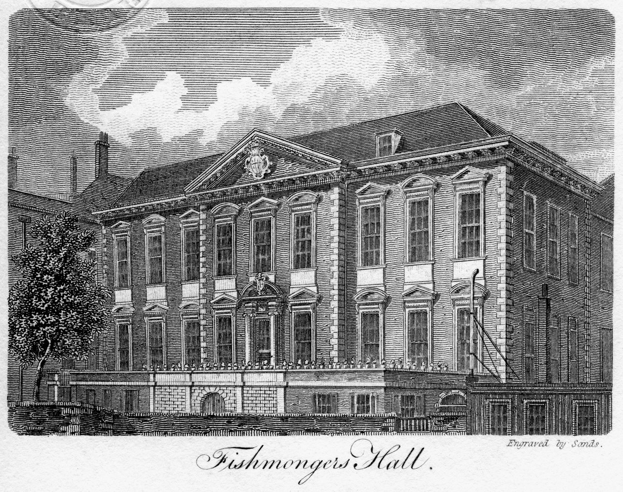 Fishmongers Hall, City of London, 1811 von Sands