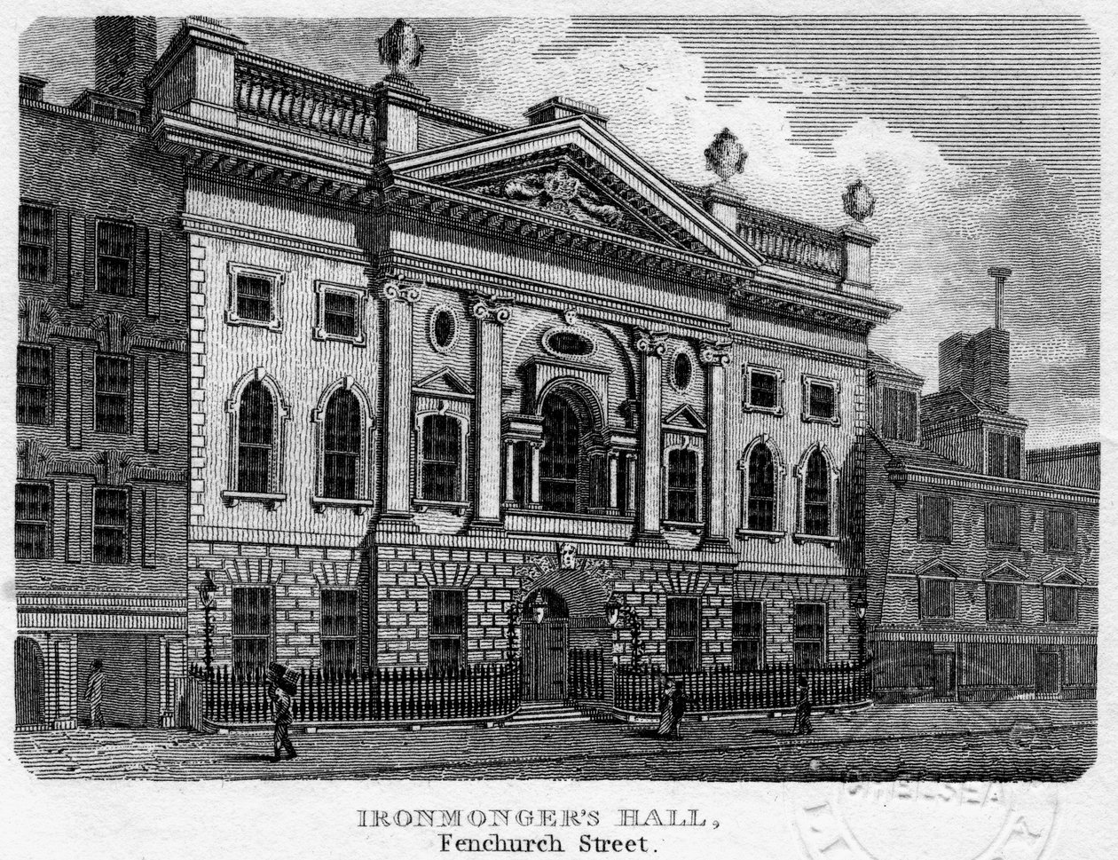 Ironmongers Hall, Fenchurch Street, City of London, 1812 von Sands