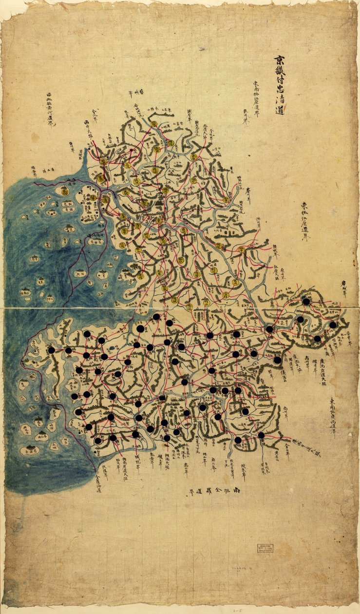 Chosŏn chido von Sang Gi Chŏng