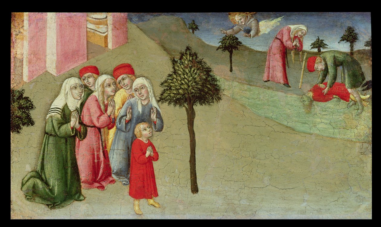 Das Wunder des San Bernardino von Sano di Pietro