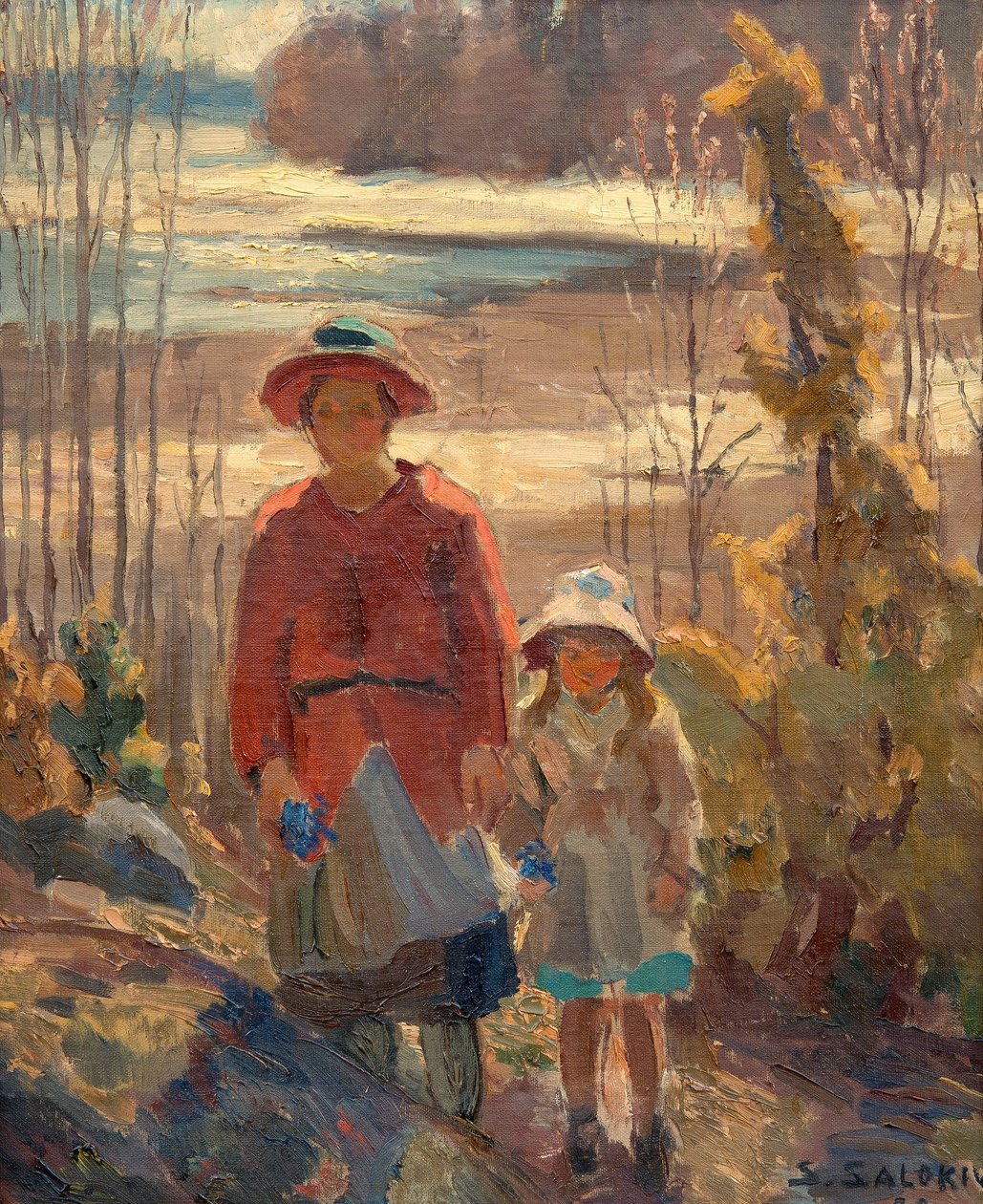 Mutter und Kind von Santeri Salokivi