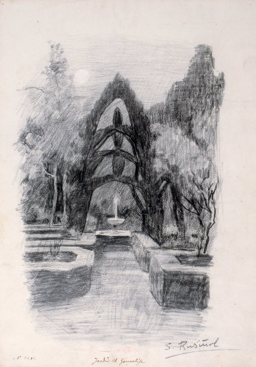 Gärten des Generalife von Santiago Rusiñol