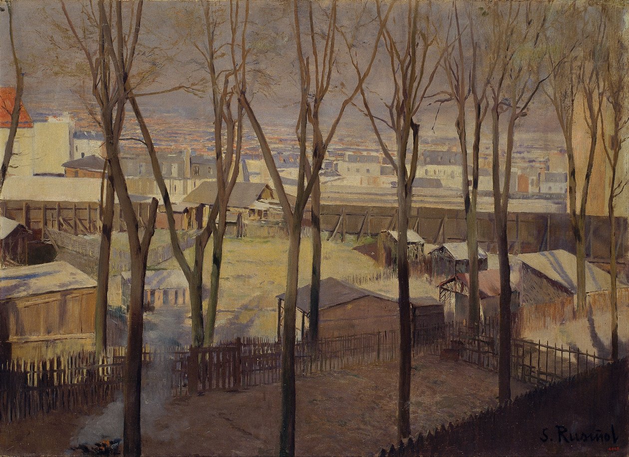 La Butte von Santiago Rusiñol