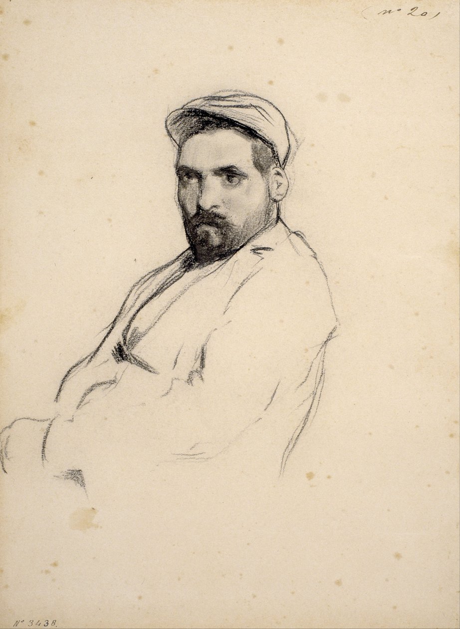 Porträt eines Mannes von Santiago Rusiñol