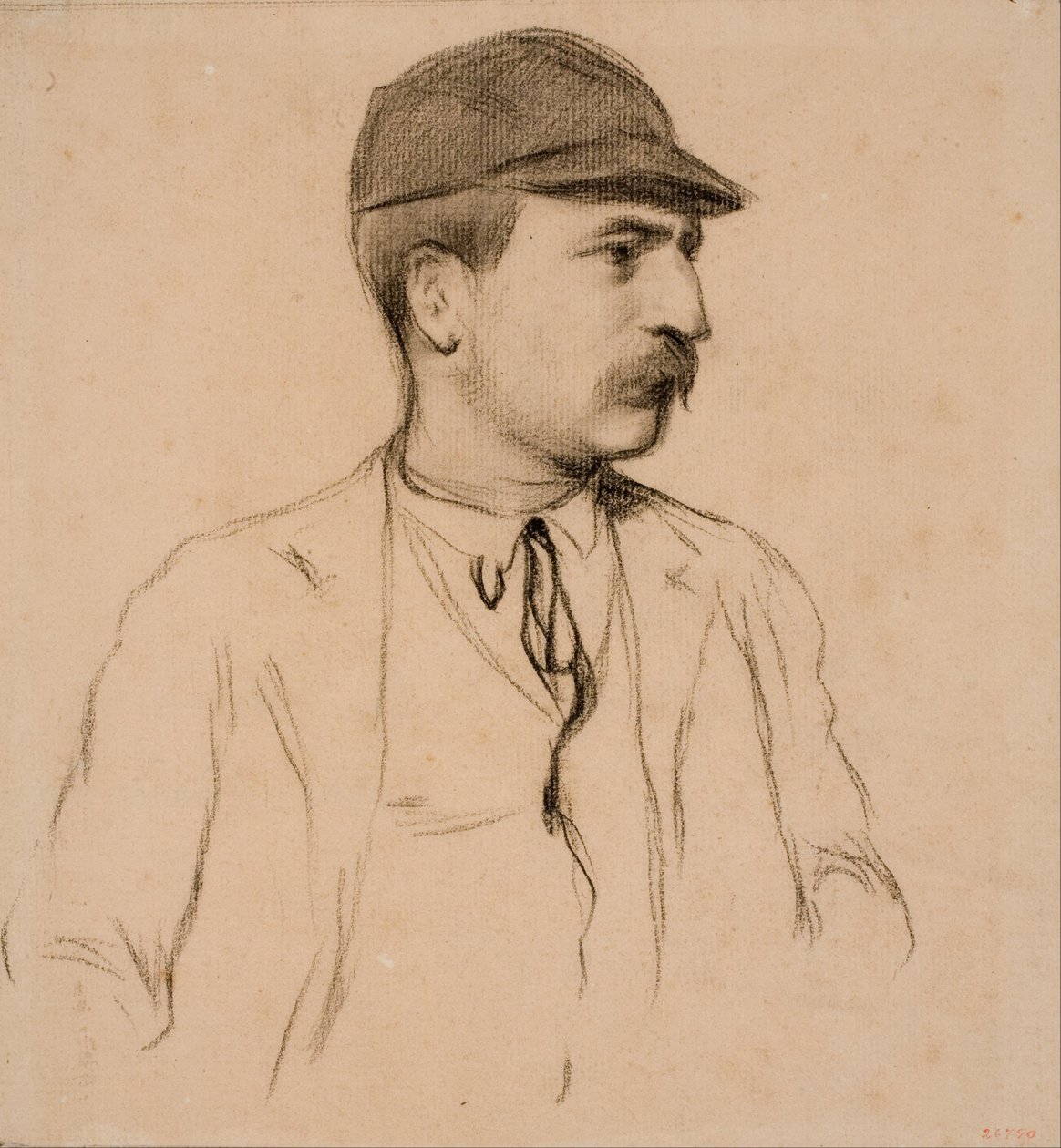 Porträt von Genís Muntaner von Santiago Rusiñol