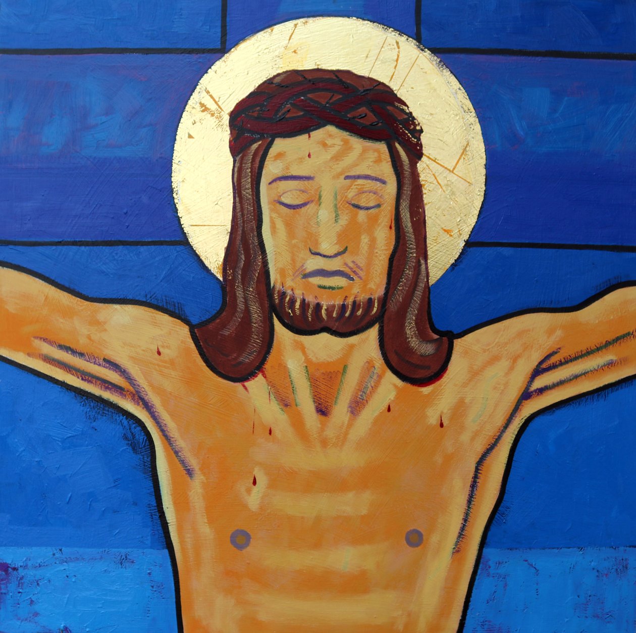 Jesus stirbt am Kreuz von Sara Hayward