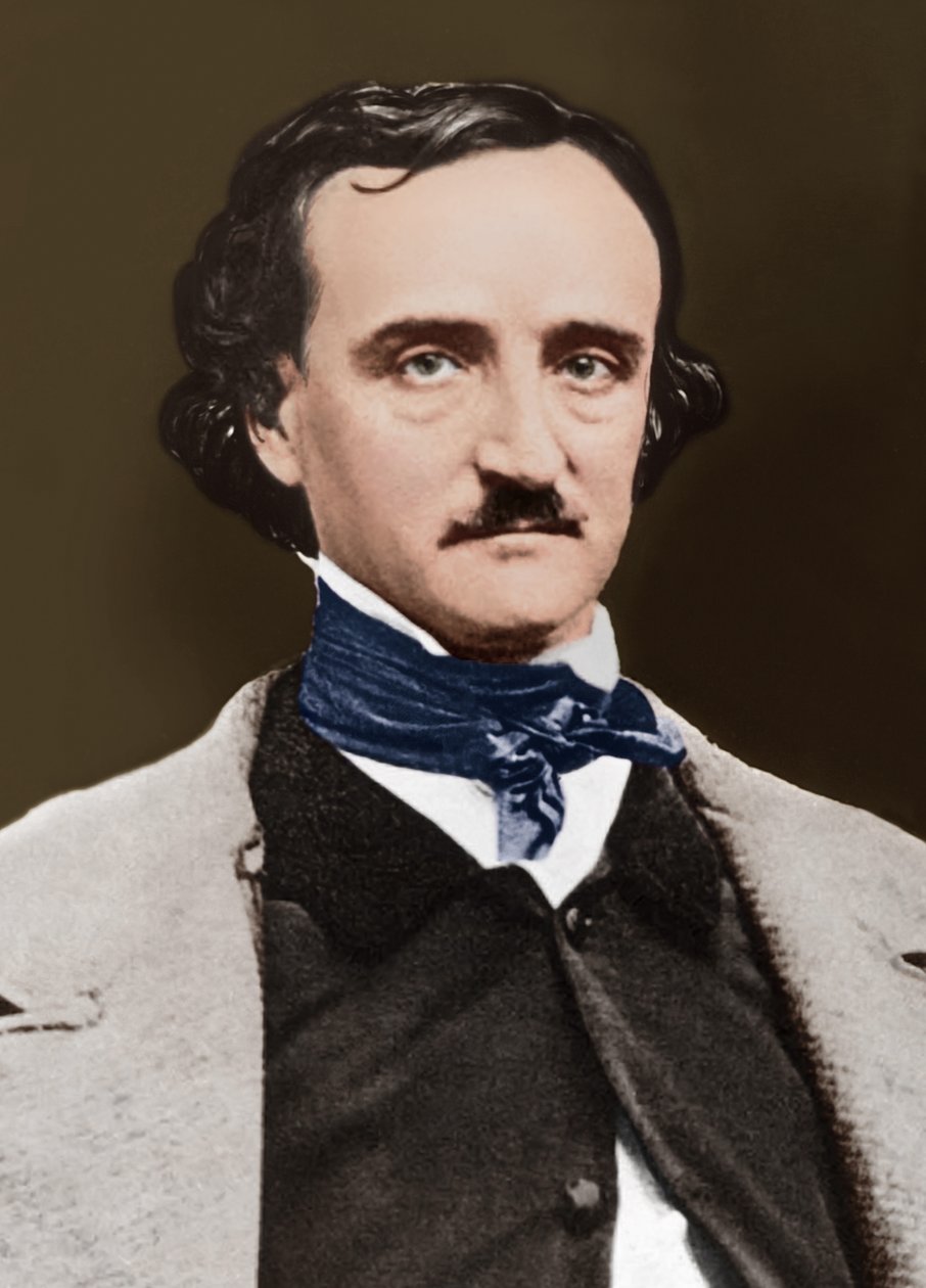 Porträt von Edgar Allan Poe, ca. 1849 von Sarah Ellen Whitman