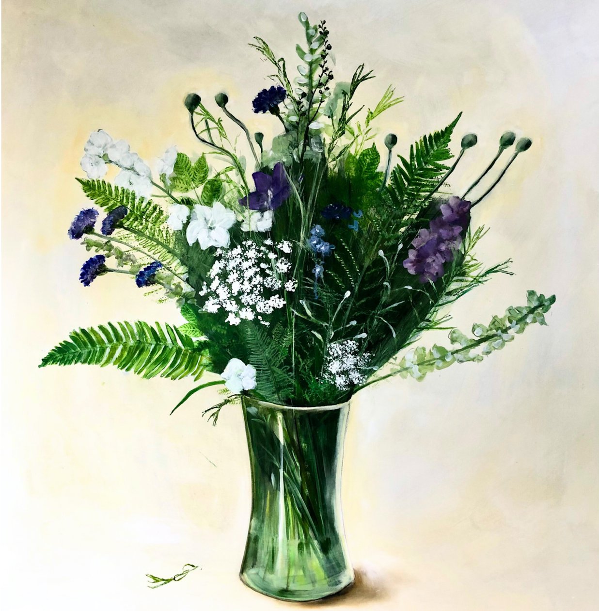 Lotties Blumen, 2023 von Sarah Thompson Engels