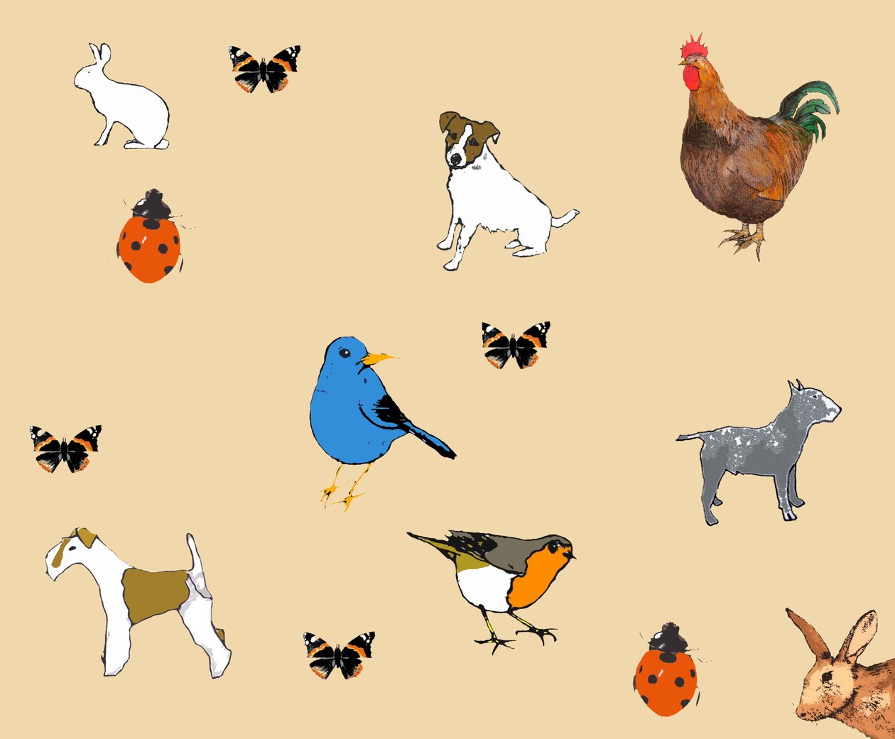 Gemischte Tiere von Sarah Thompson Engels