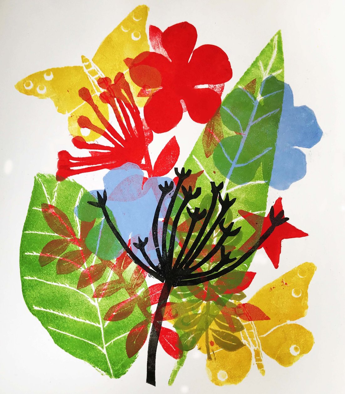 Samenköpfe und Blumen von Sarah Thompson Engels