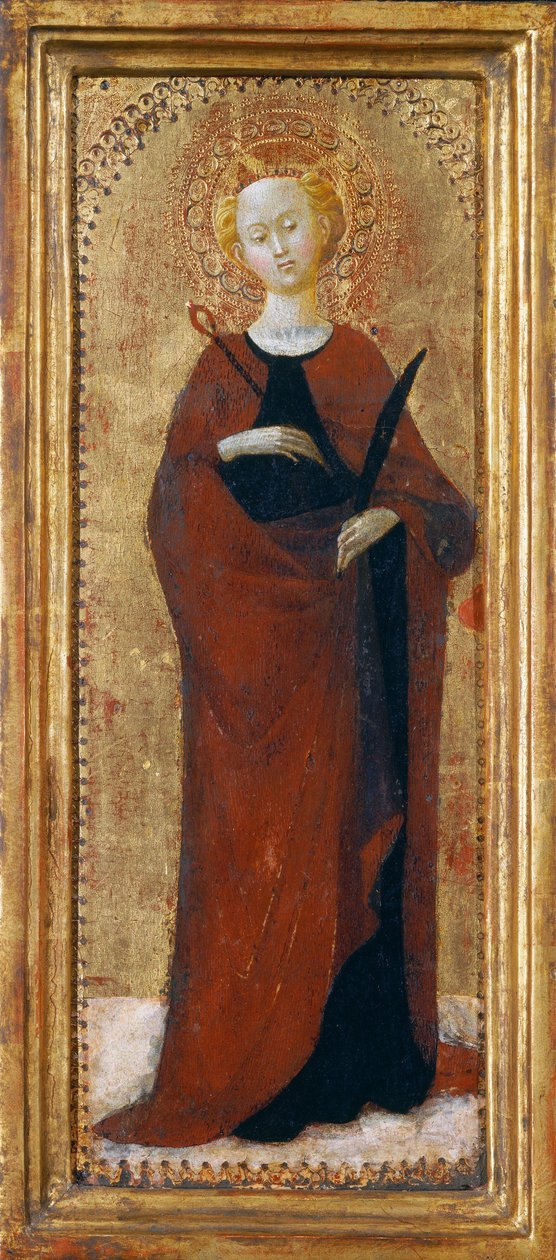 Heilige Apollonia, ca. 1435 von Sassetta