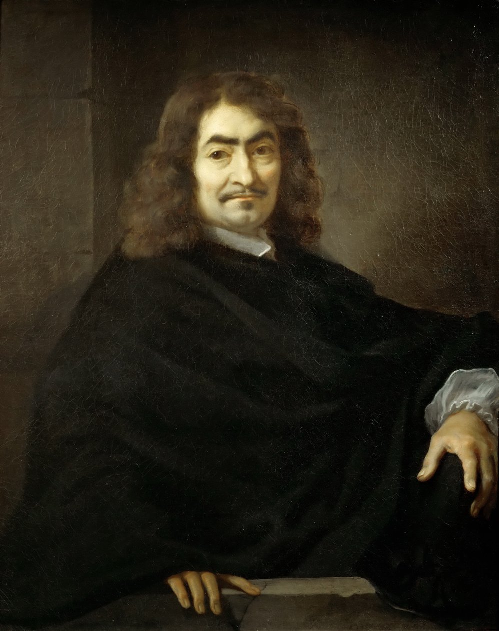 Vermutliches Porträt von René Descartes von Sébastien Bourdon