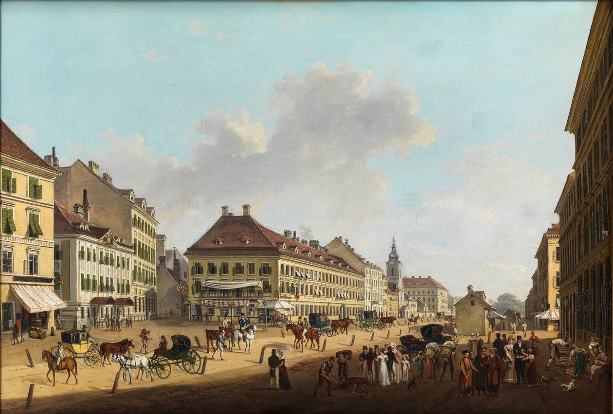 Theater in der Leopoldstadt, 1825 von Scheyerer