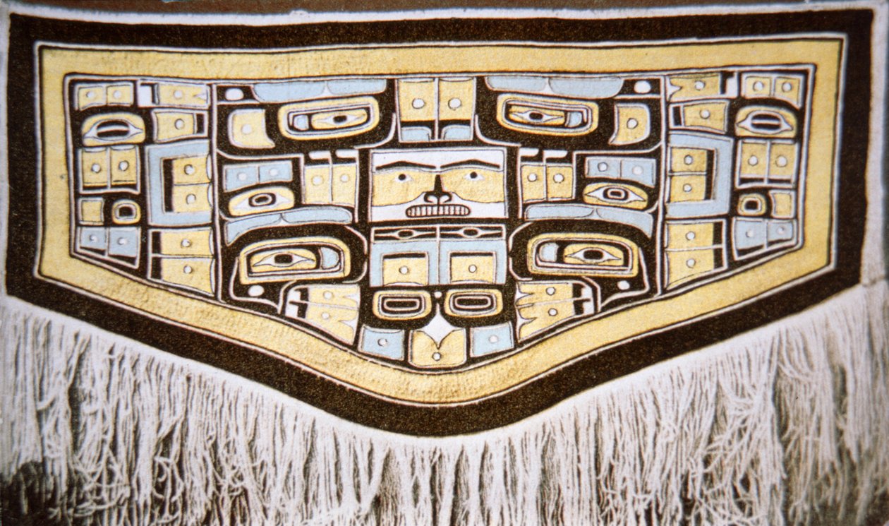 Chilkat-Decke, Tlingit-Stamm von School American