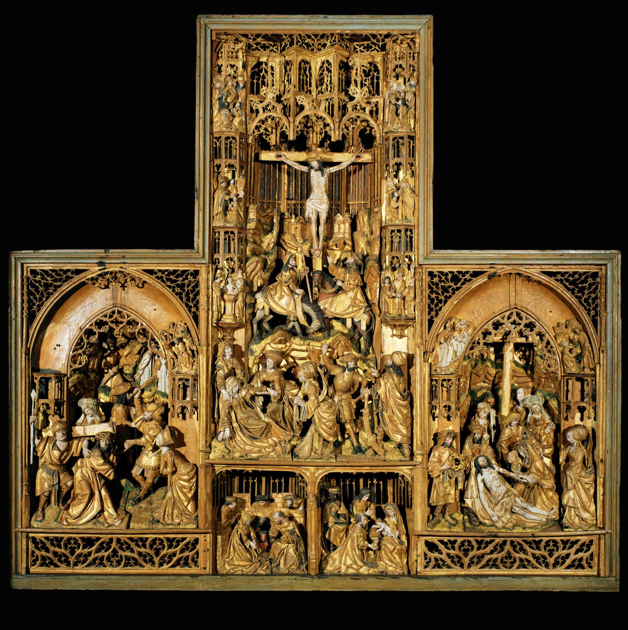 Altar der Passion, ca. 1500-10 von School Antwerp
