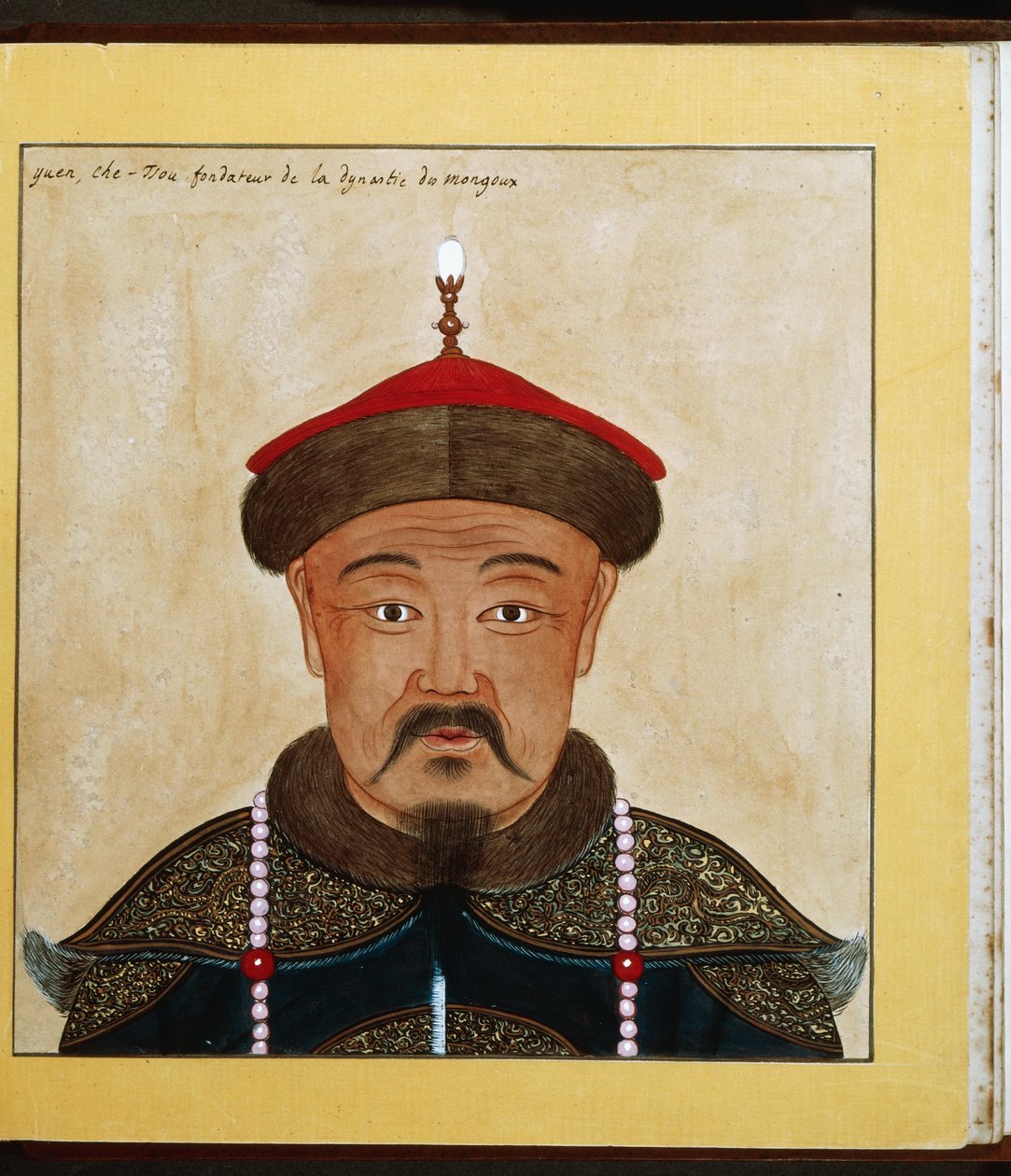 Der Große Kublai Khan (1215-1294), chinesische Zivilisation von School Chinese