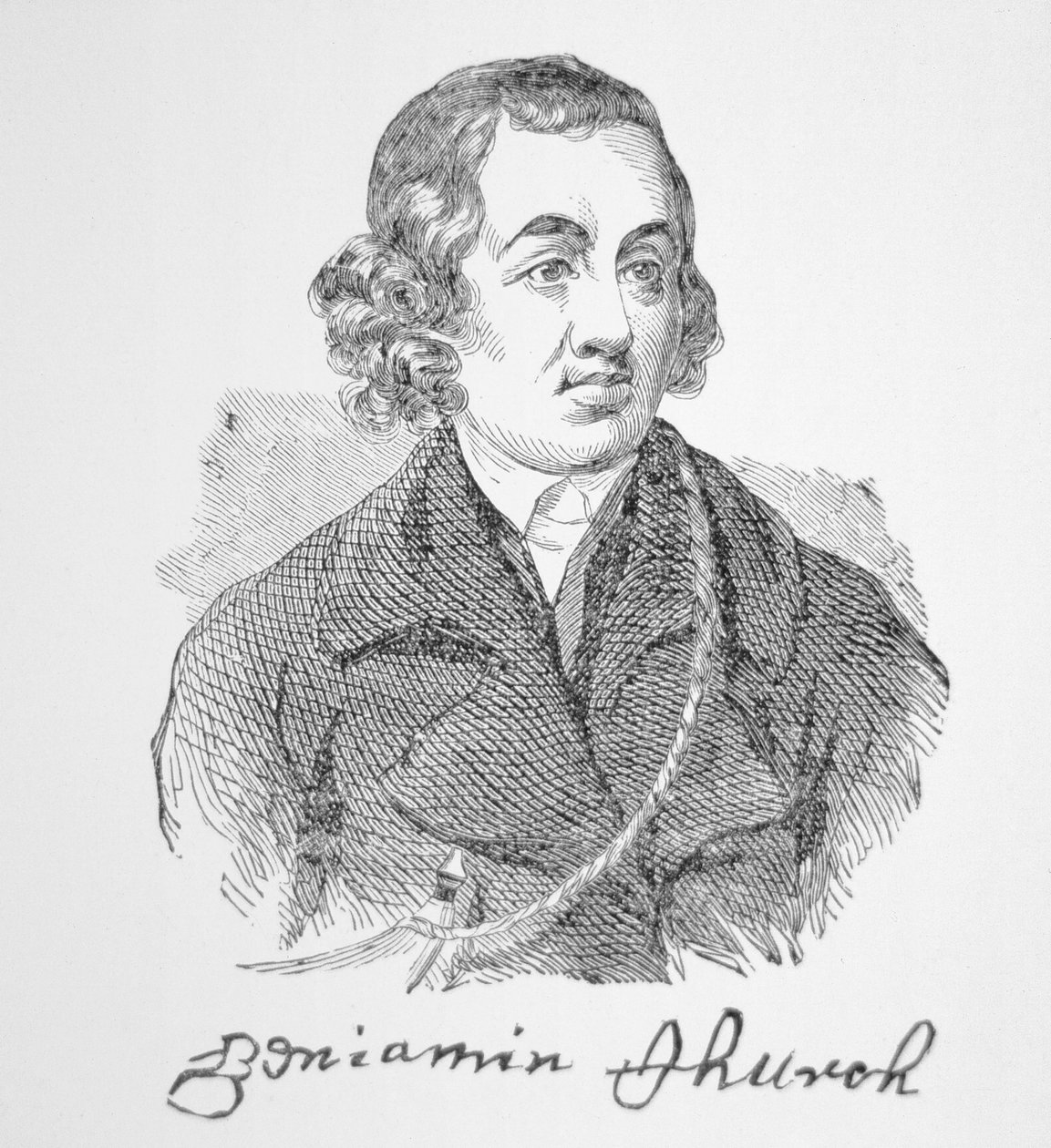 Porträt von Benjamin Church von School English