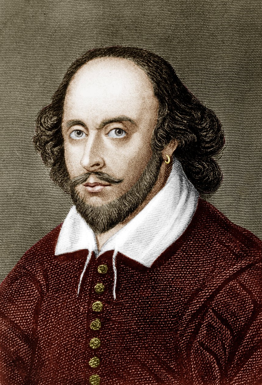 William Shakespeare (Farbstich) von School English