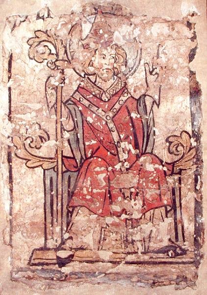 St. Lieven (Fresko) von School Flemish