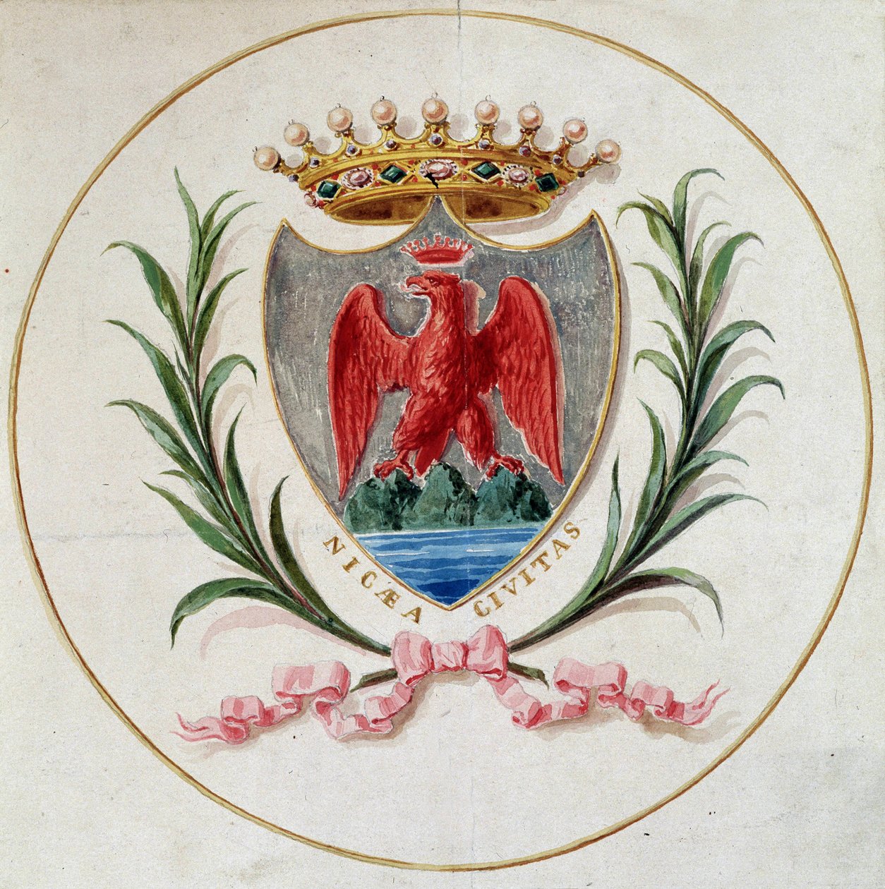 Wappen von Nizza von School French