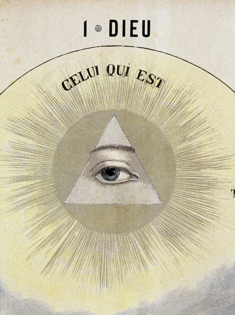 Definition von Gott als „Er, der ist“. von School French