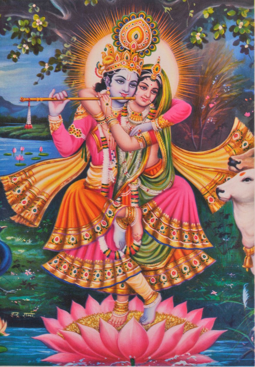 Krishna und Radha von School Indian