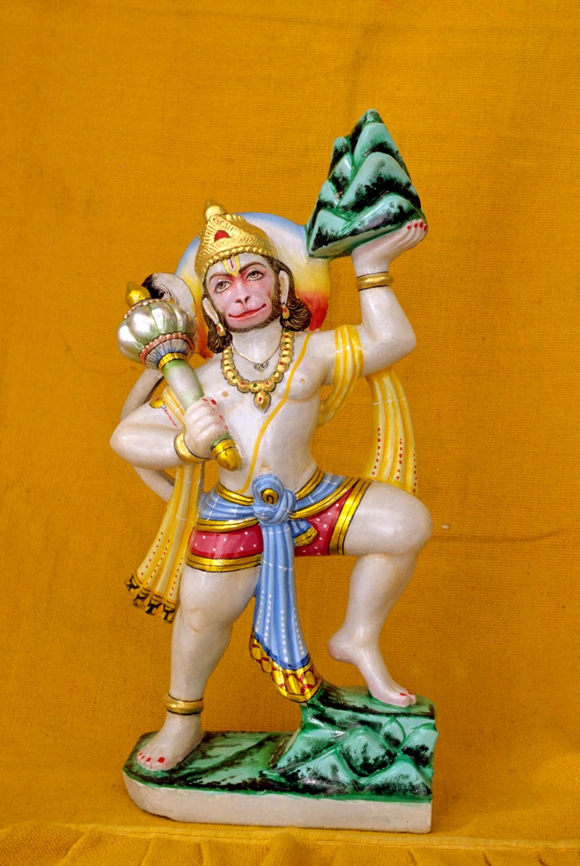 Lord Hanuman in Marmor Indien von School Indian