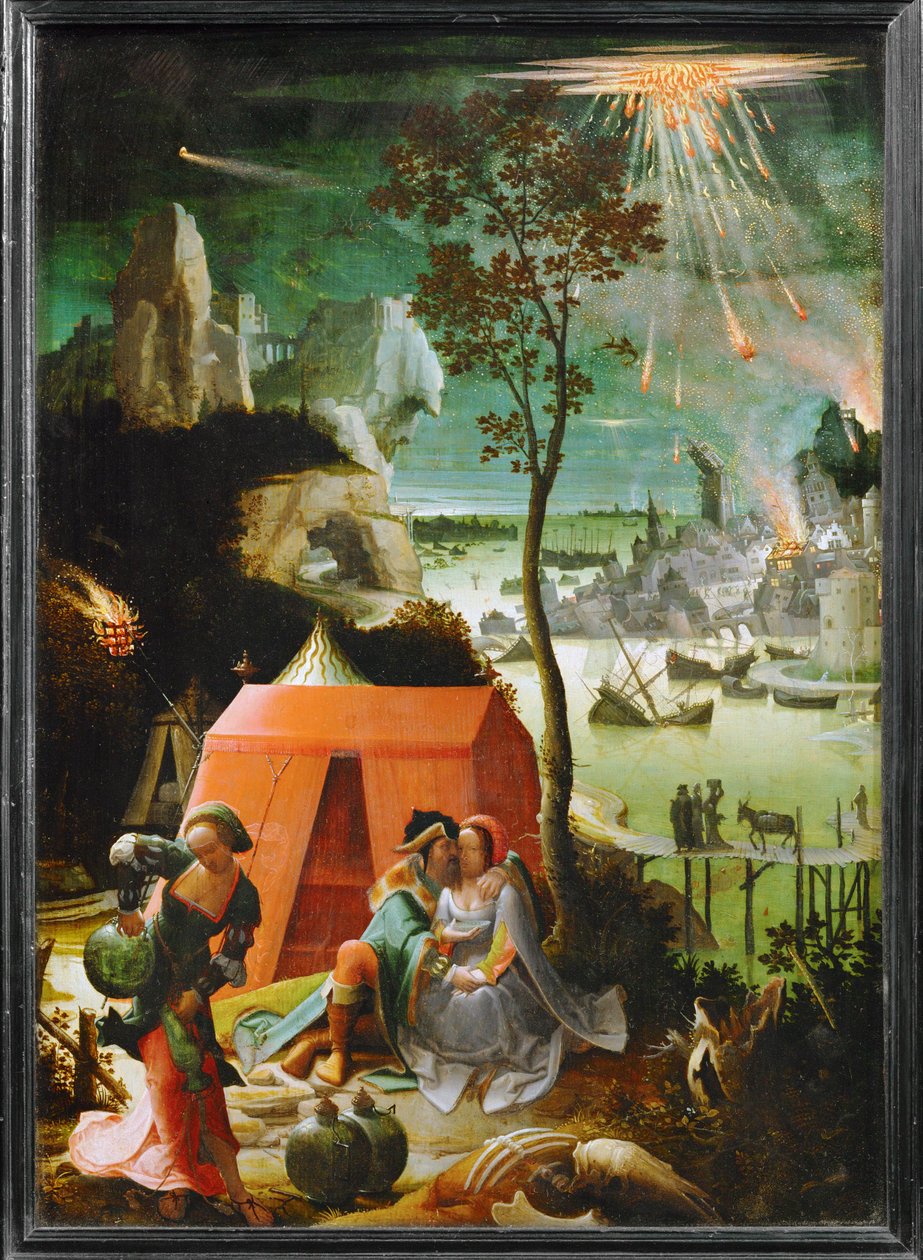 Lot und seine Töchter von School Netherlandish