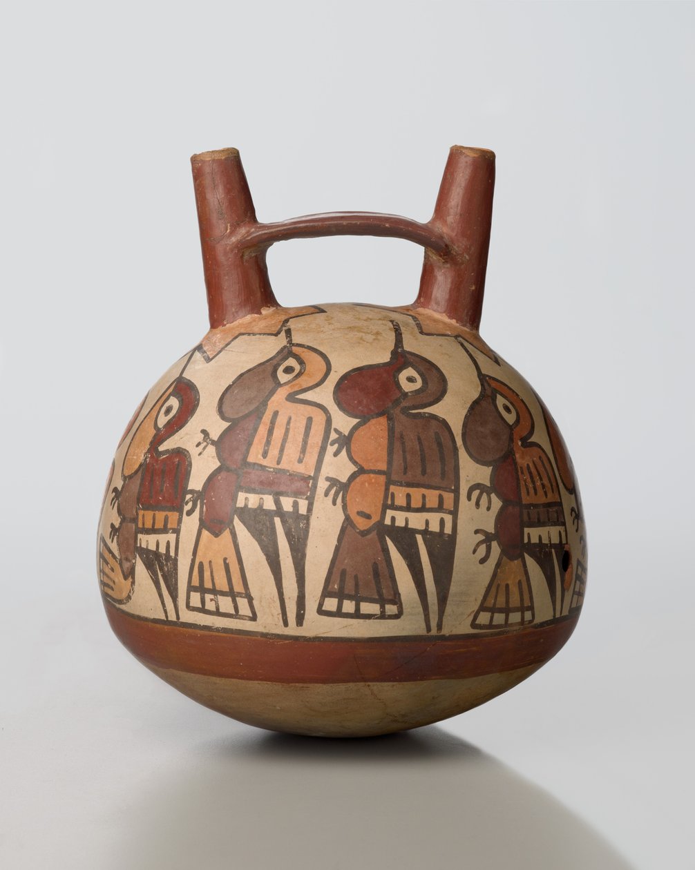 Doppel-Ausguss-Gefäß, Nasca von School Peruvian