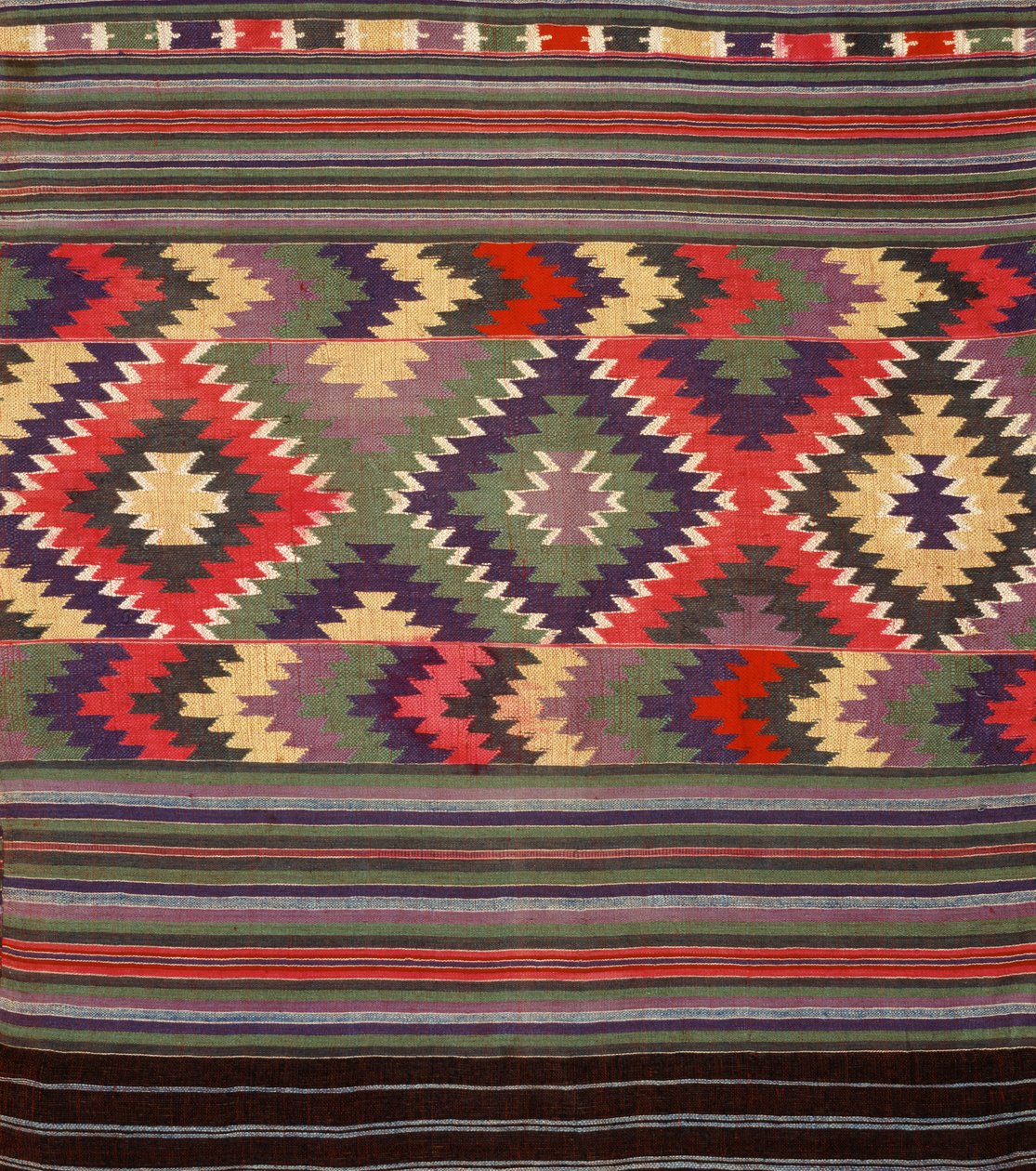 Detail des Tai Lu Stoffes (Textil) von School Thai