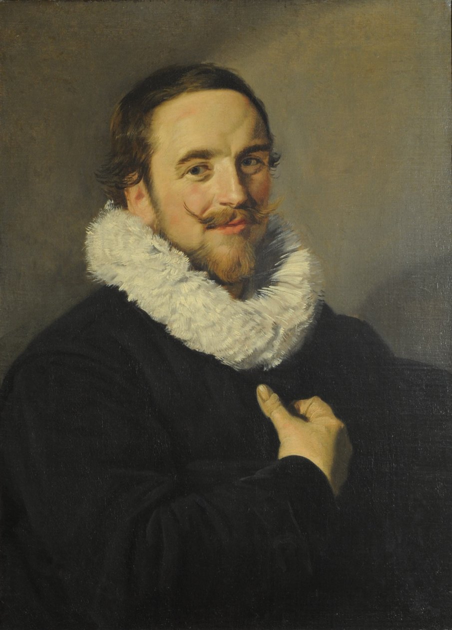 Porträt eines Gentlemans von School of Frans Hals
